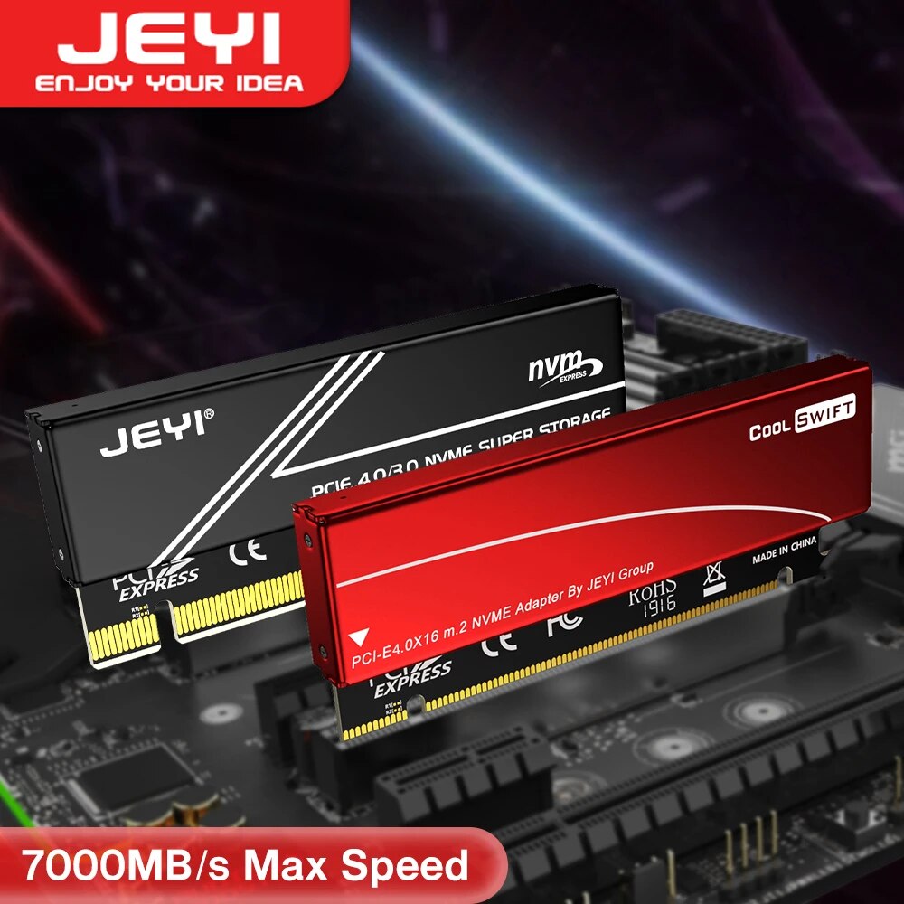 Samsung Ssd 980 Pro - Adaptador JEYI M.2 NVME para PCIE