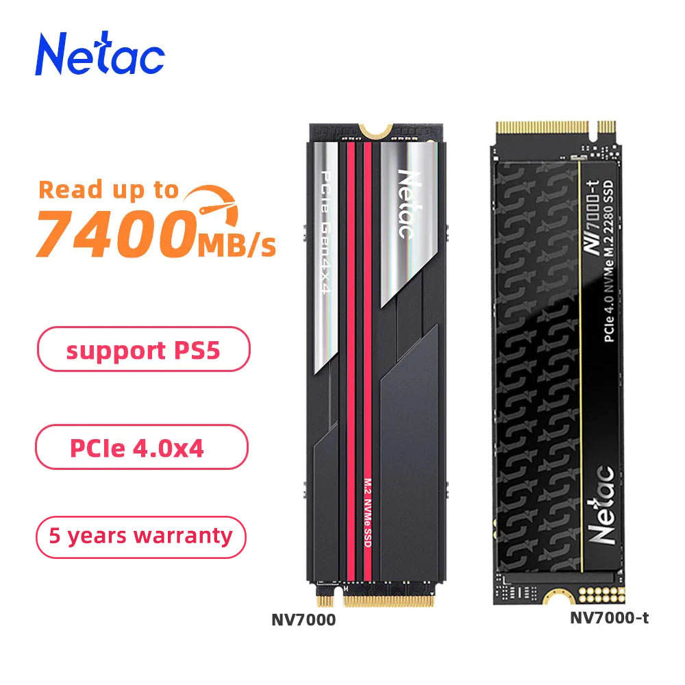 Samsung Ssd 980 Pro - Netac-Unidade interna de estado sólido, SSD