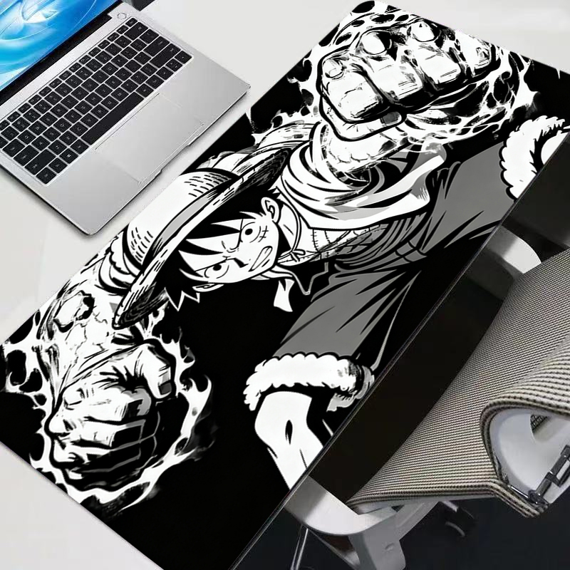 Keyboard Laptop Accessories - Preto e branco mouse pad uma