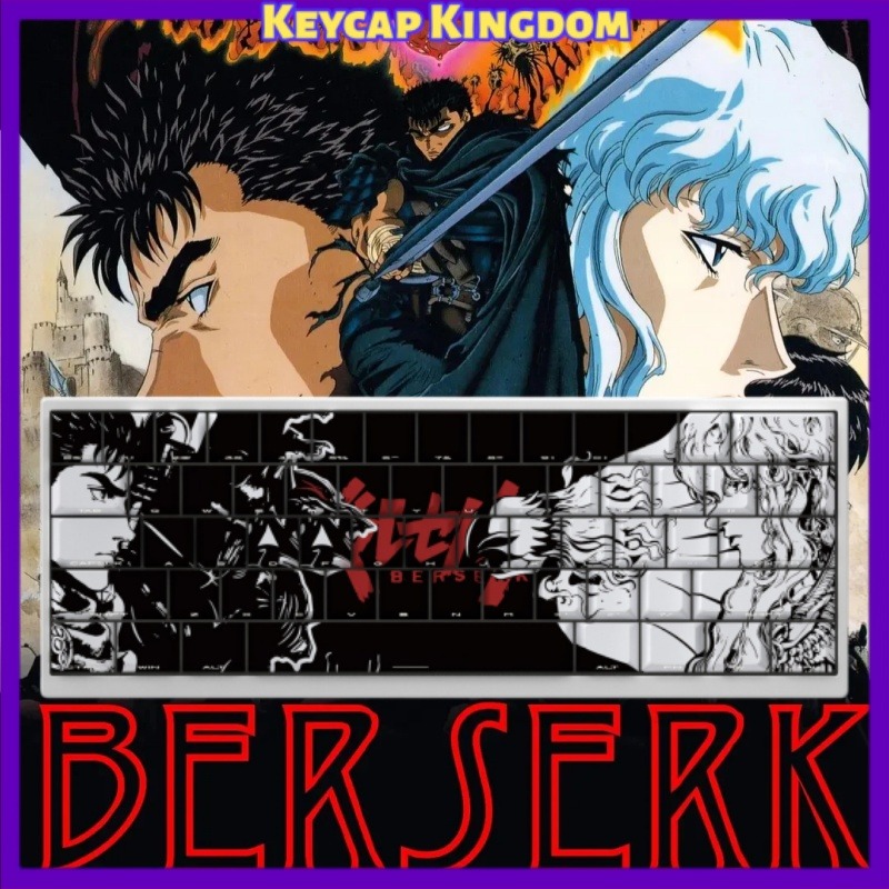 Keyboard Laptop Accessories - Teclas Temáticas BERSERK para Teclado Mecânico