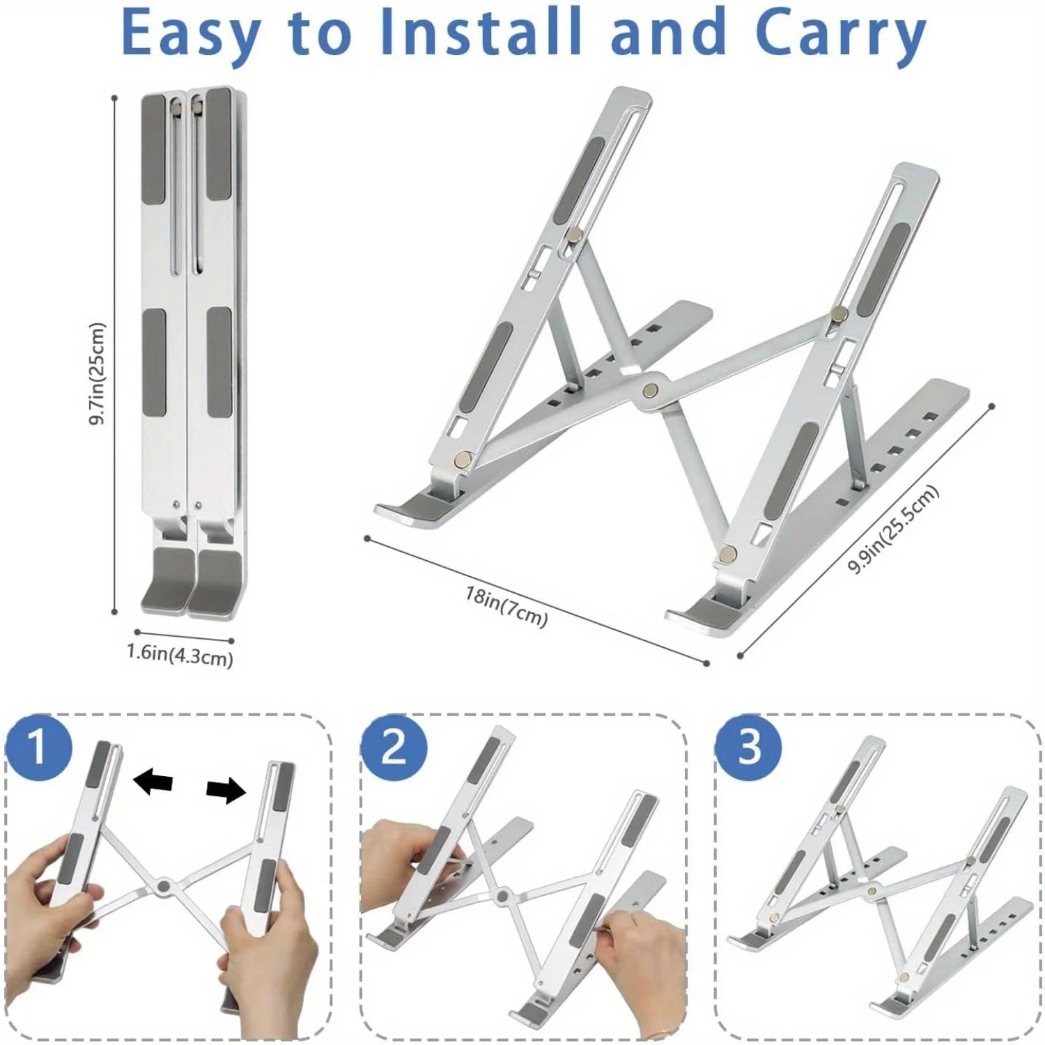 Suporte Ergonômico Dobrável de - Laptop Stand Riser avaliação e preço