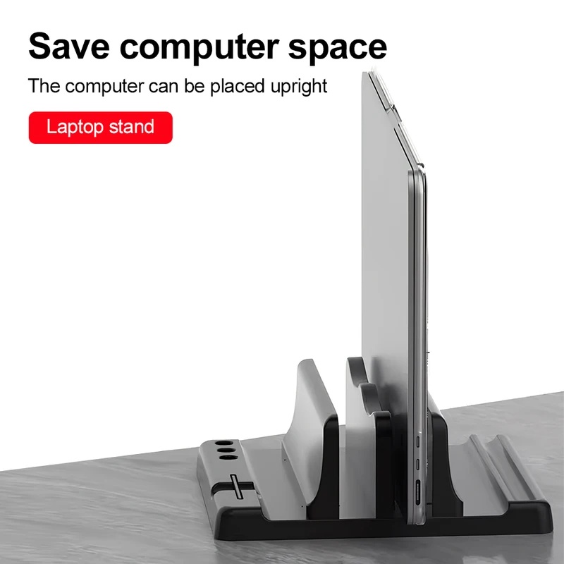 Suporte vertical para laptop,  - Laptop Stand Riser avaliação e preço