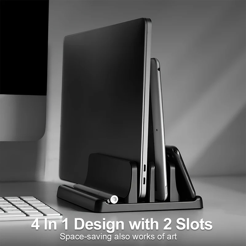 Suporte vertical para laptop,  - Laptop Stand Riser avaliação e preço