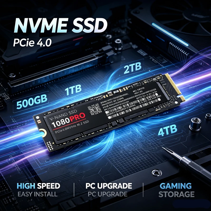 Novo SSD 1080PRO M.2 2280 NVMe - Samsung Ssd 980 Pro avaliação e preço