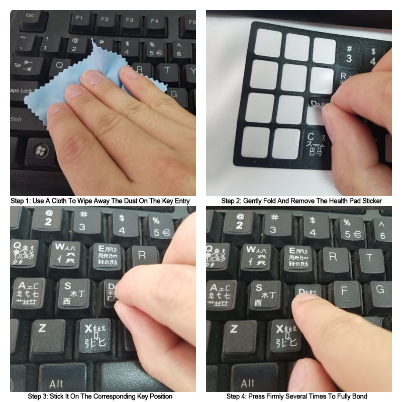 1/2/10 Adesivos de Teclado Ucr - Keyboard Laptop Accessories avaliação e preço