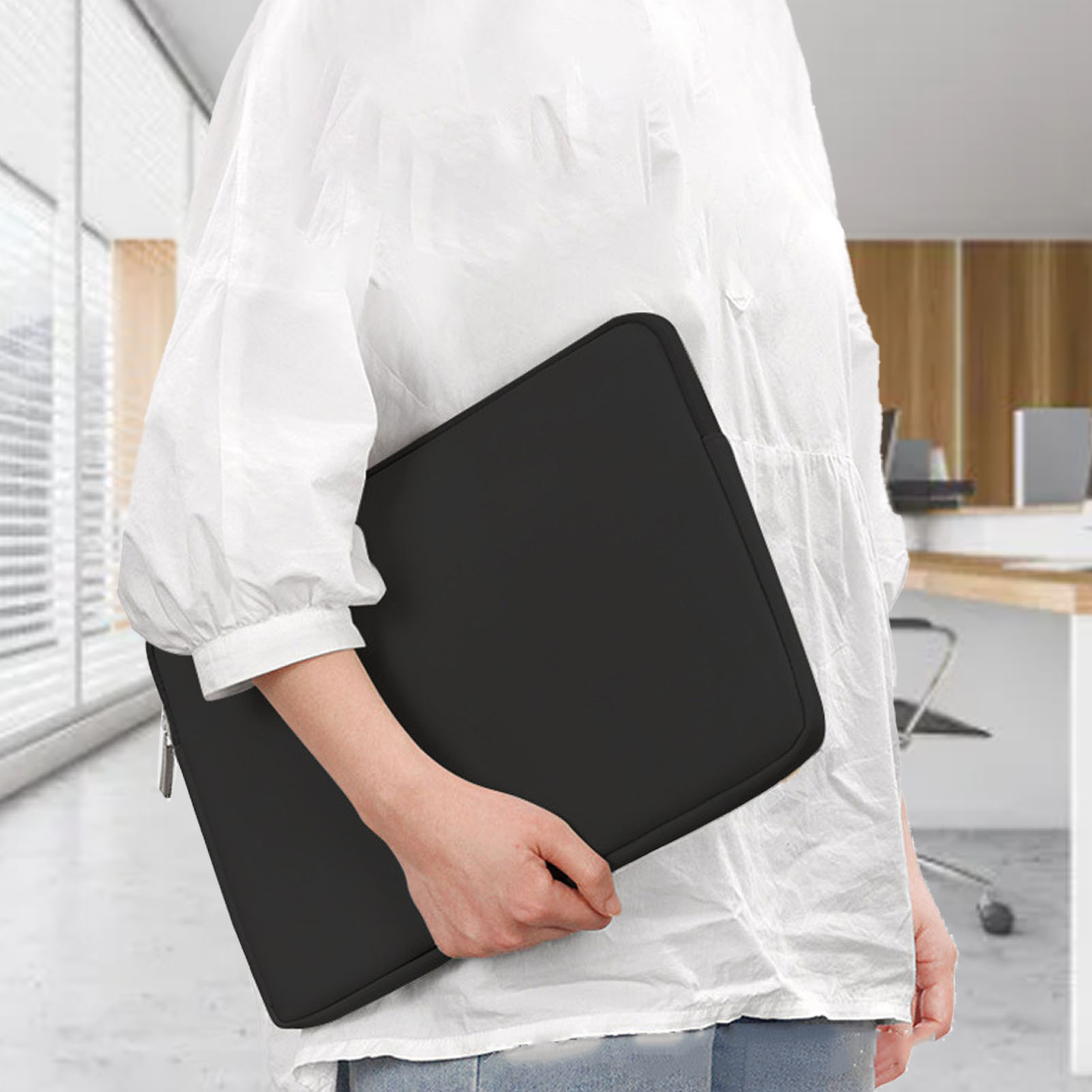 Bolsa para tablet, preta, à pr - Laptop Sleeve Neoprene avaliação e preço