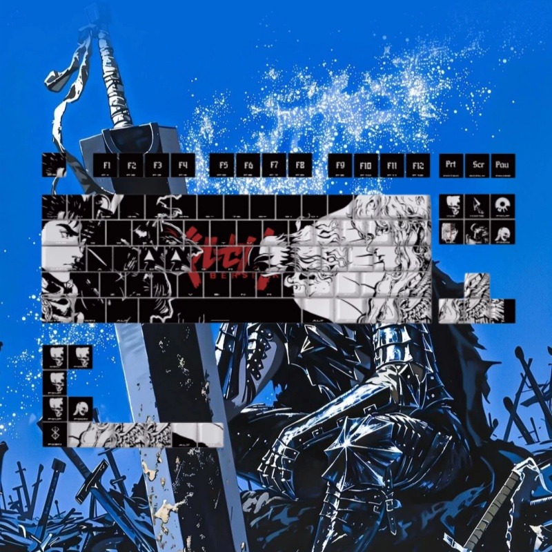 Teclas Temáticas BERSERK para  - Keyboard Laptop Accessories avaliação e preço