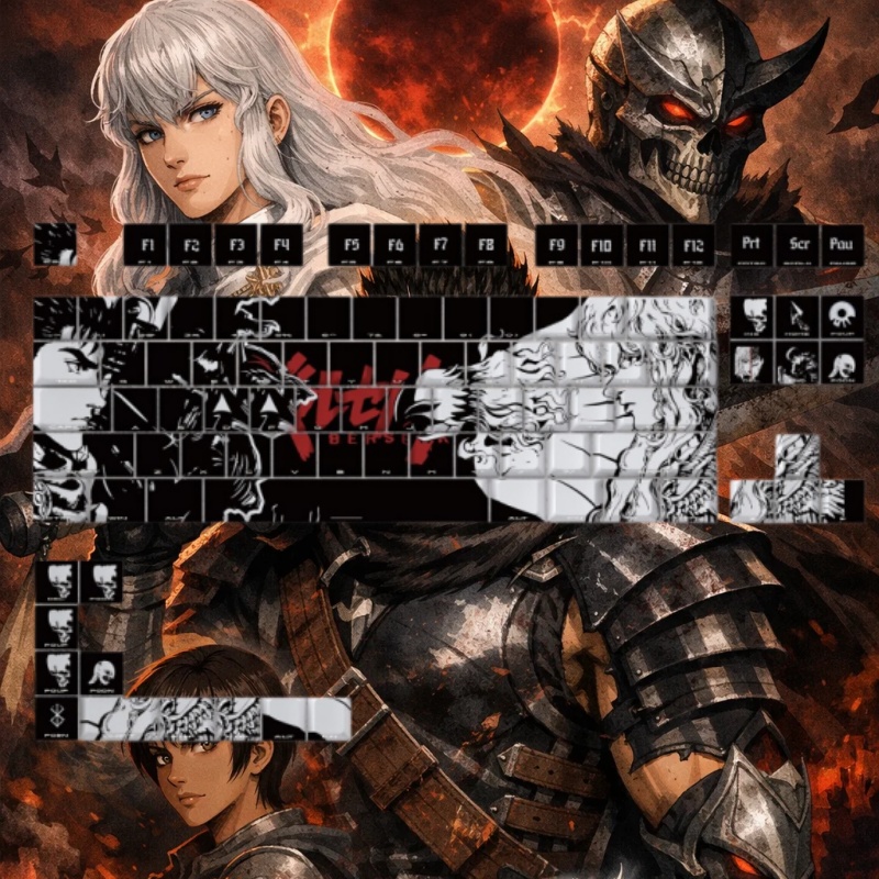 Teclas Temáticas BERSERK para  - Keyboard Laptop Accessories avaliação e preço