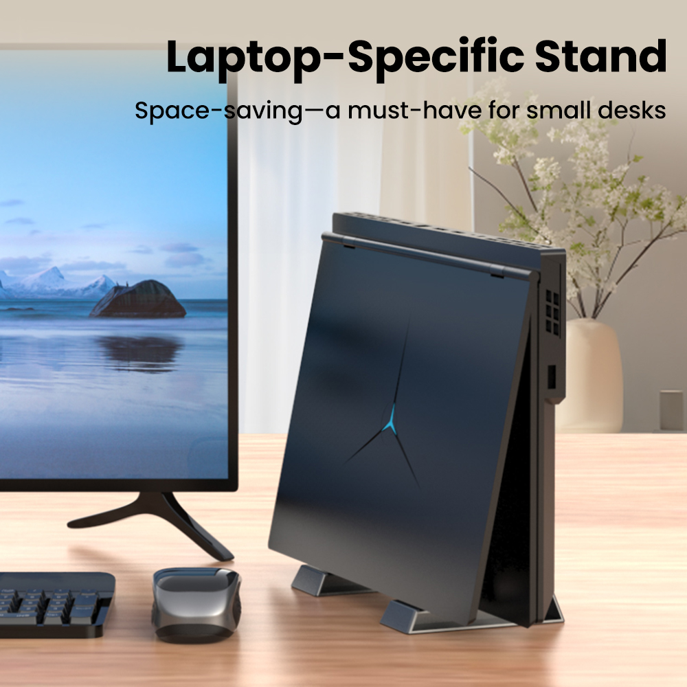 Suporte vertical para laptop,  - Laptop Stand Riser avaliação e preço
