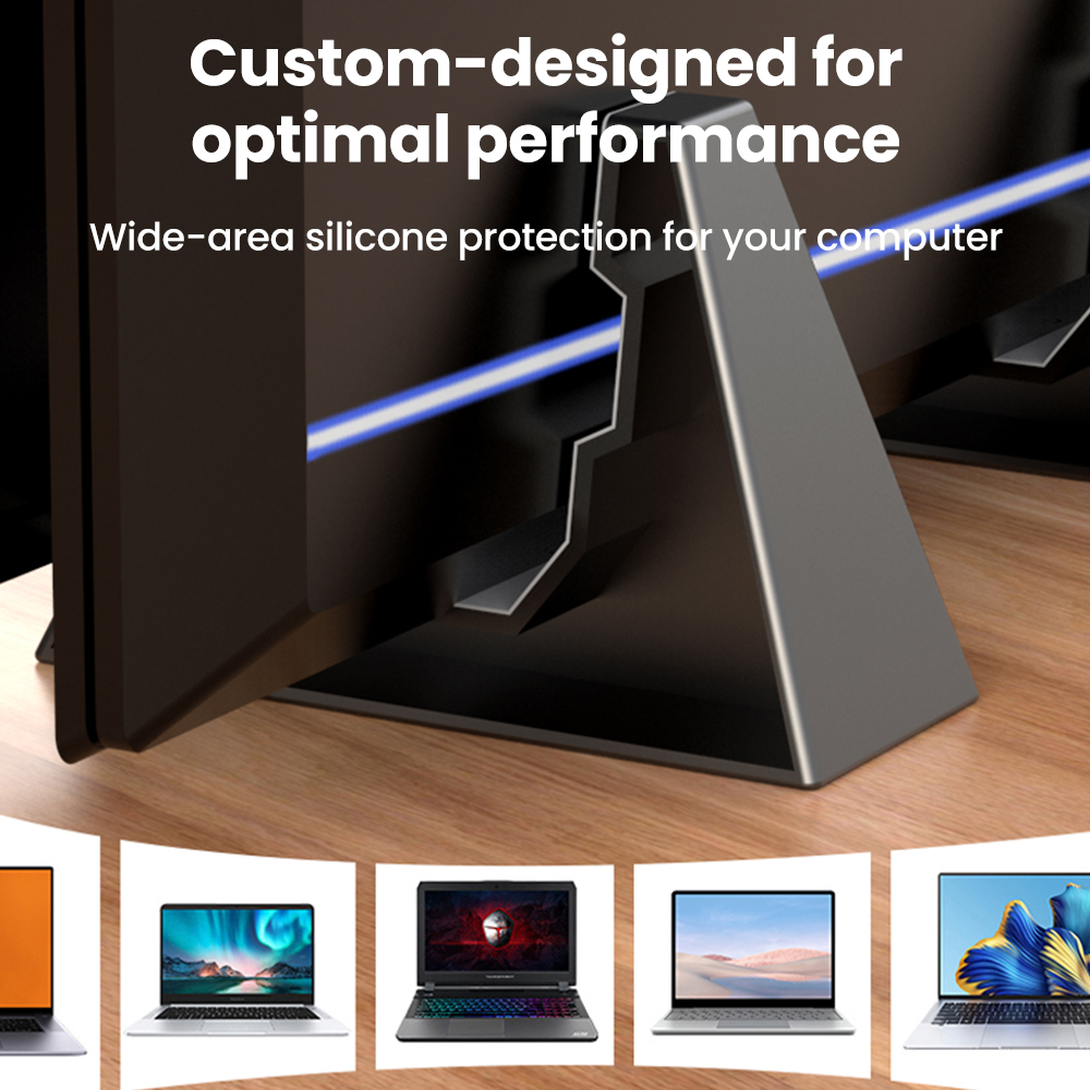 Suporte vertical para laptop,  - Laptop Stand Riser avaliação e preço