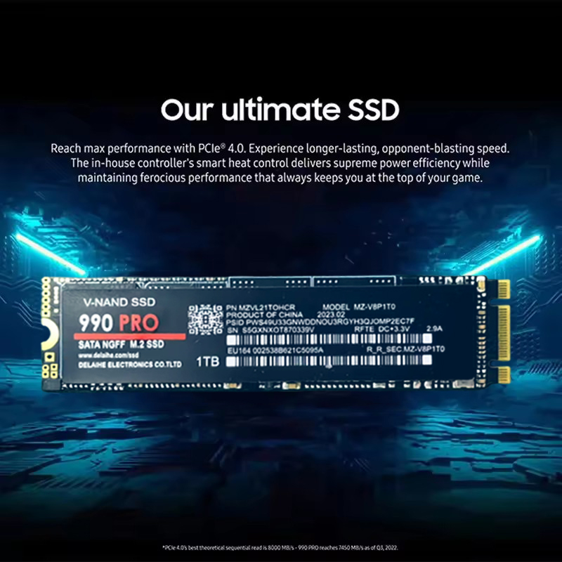 SSD NVMe M.2 Original 980Pro 9 - Samsung Ssd 980 Pro avaliação e preço