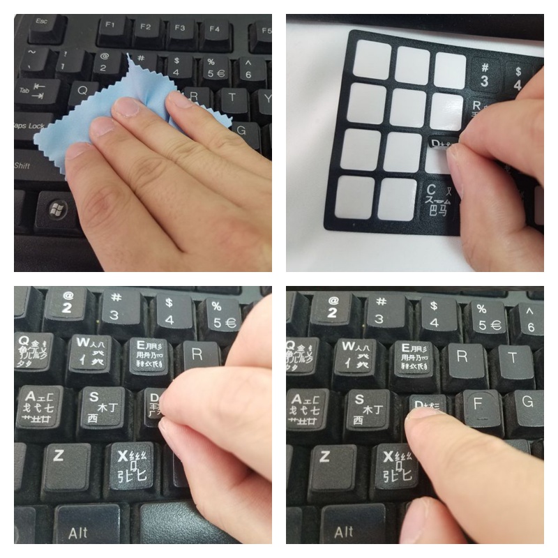 Adesivo para teclado ucraniano - Keyboard Laptop Accessories avaliação e preço